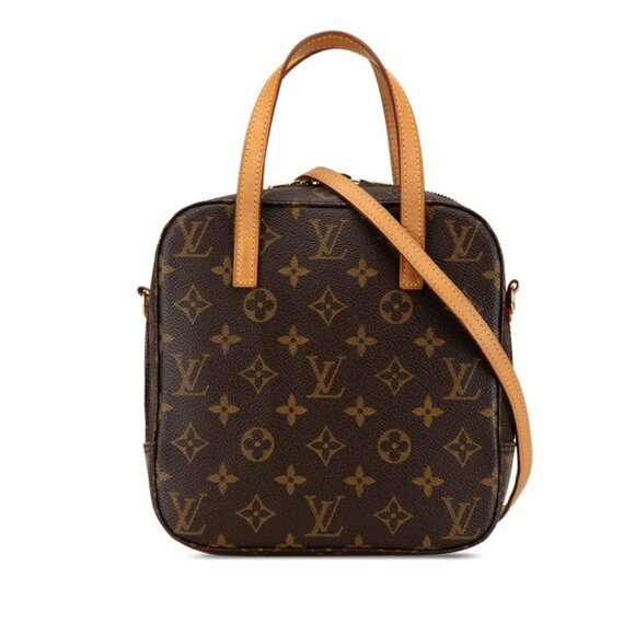 LOUIS VUITTON Brown Monogram Leather Shoulder Bag - Picture 1 of 10